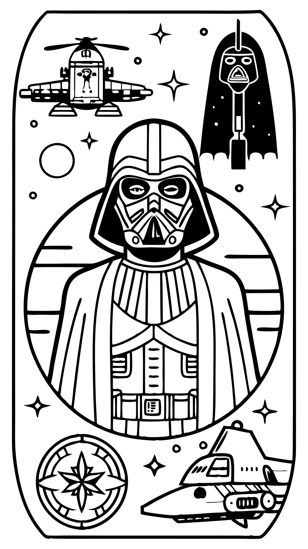 coloriages imprimables Star Wars